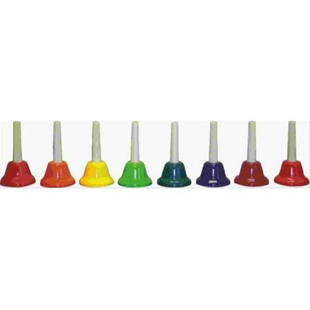 RYTHM BAND Chroma-Notes Handbells 8 Note Diatonic CNHB-D